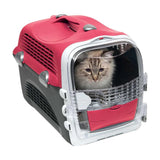 Catit Pet Supplies Catit Cabrio Cat Carrier System - Cherry Red