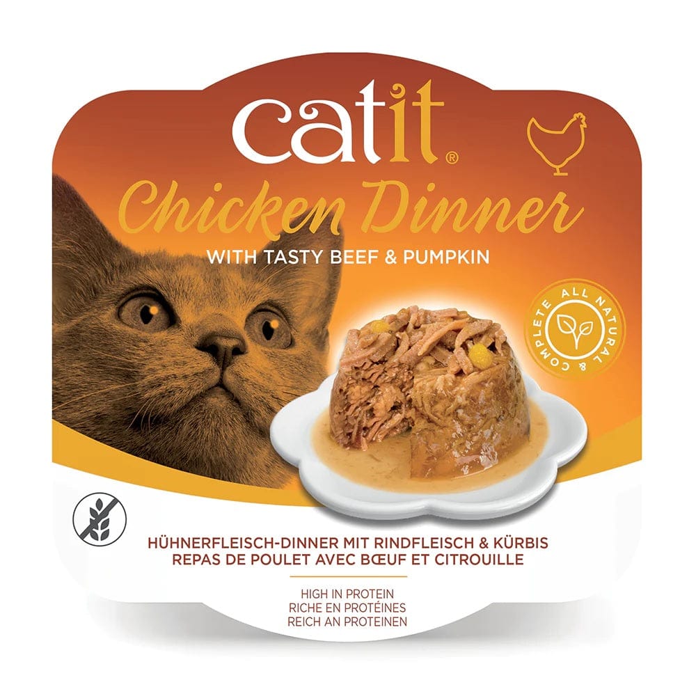 Catit Pet Supplies Catit Chicken Dinner, Beef & Pumpkin 80g