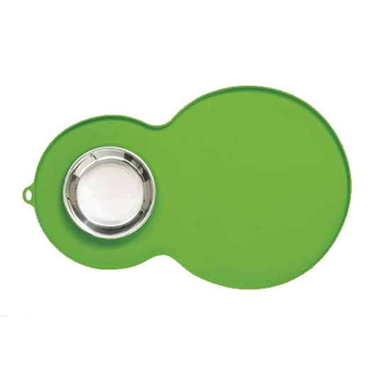 Catit Pet Supplies Catit Peanut Placemat Green - Medium