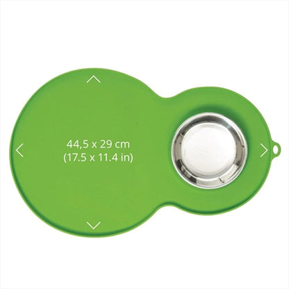 Catit Pet Supplies Catit Peanut Placemat Green - Medium