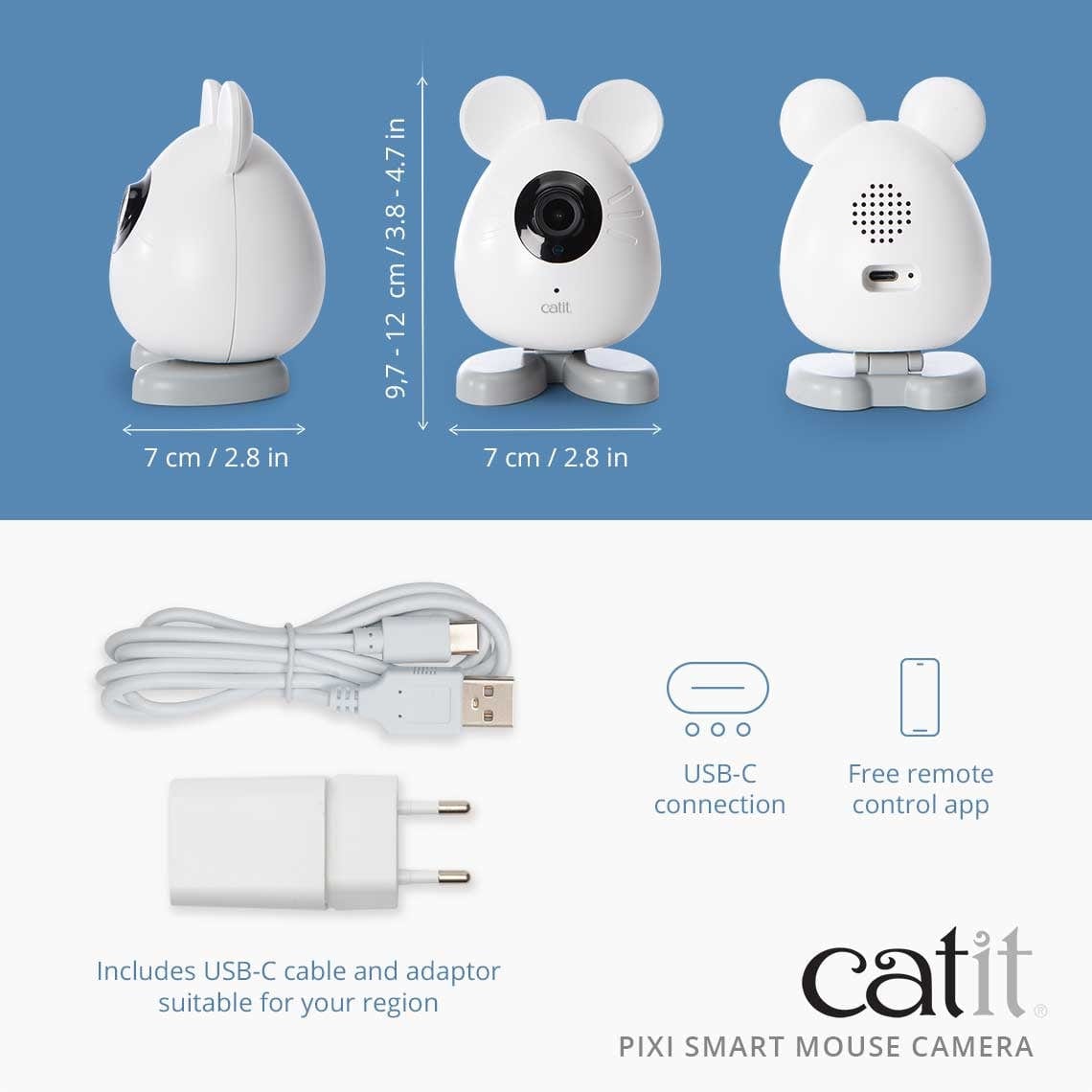 Catit Pet Supplies Catit Pixi Smart Mouse Camera