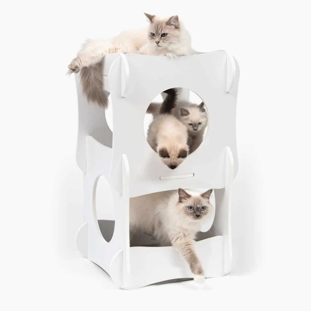 Catit Pet Supplies Catit Premium Cat Furniture Condo - White