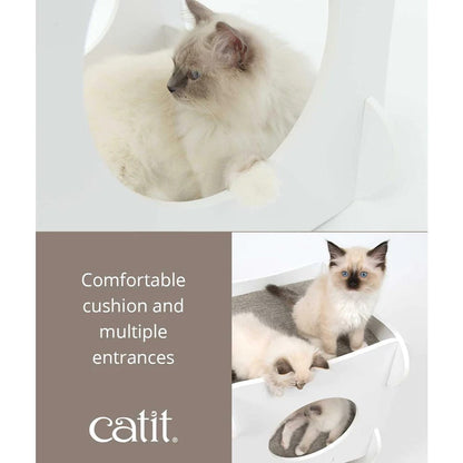 Catit Pet Supplies Catit Premium Cat Furniture Condo - White