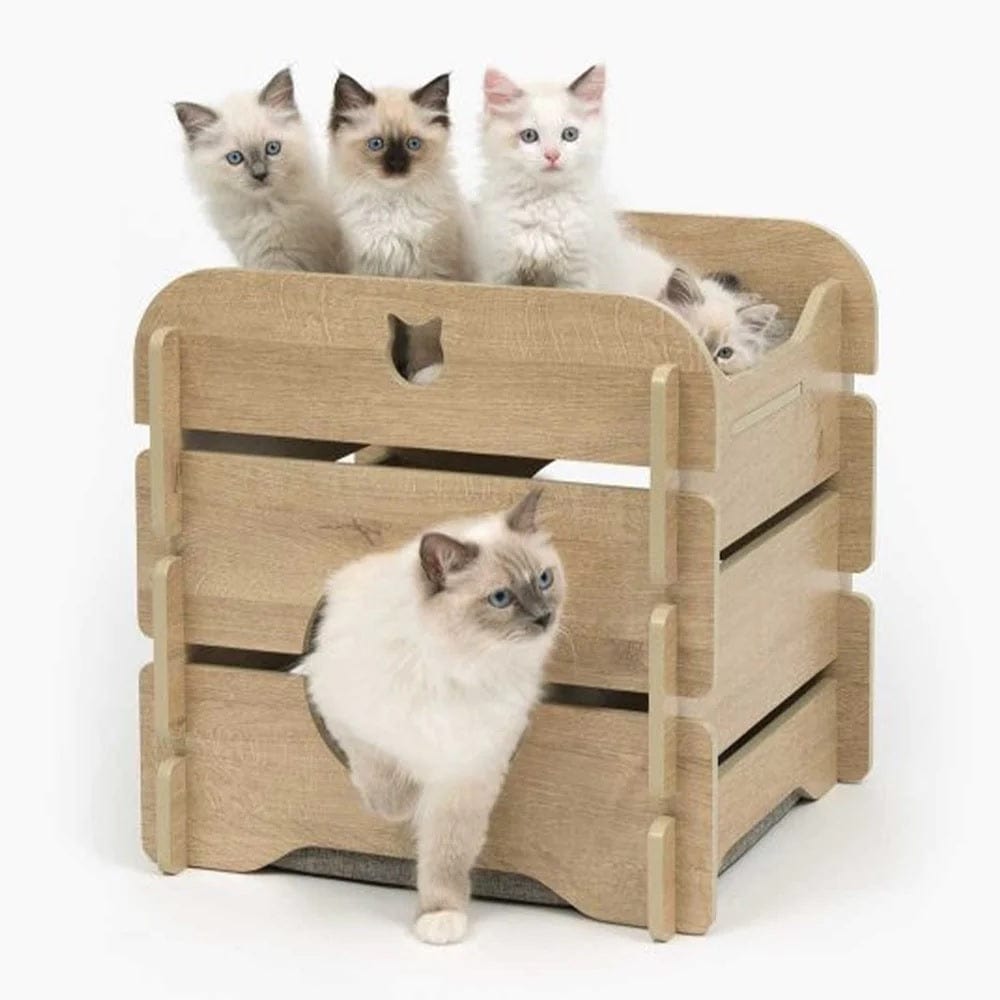 Catit Pet Supplies Catit Premium Cat Furniture Cottage - Oak