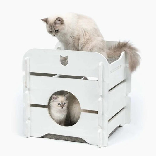 Catit Pet Supplies Catit Premium Cat Furniture Cottage - White