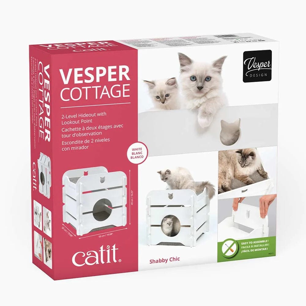 Catit Pet Supplies Catit Premium Cat Furniture Cottage - White