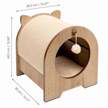 Catit Pet Supplies Catit Premium Cat Furniture Minou - Poplar