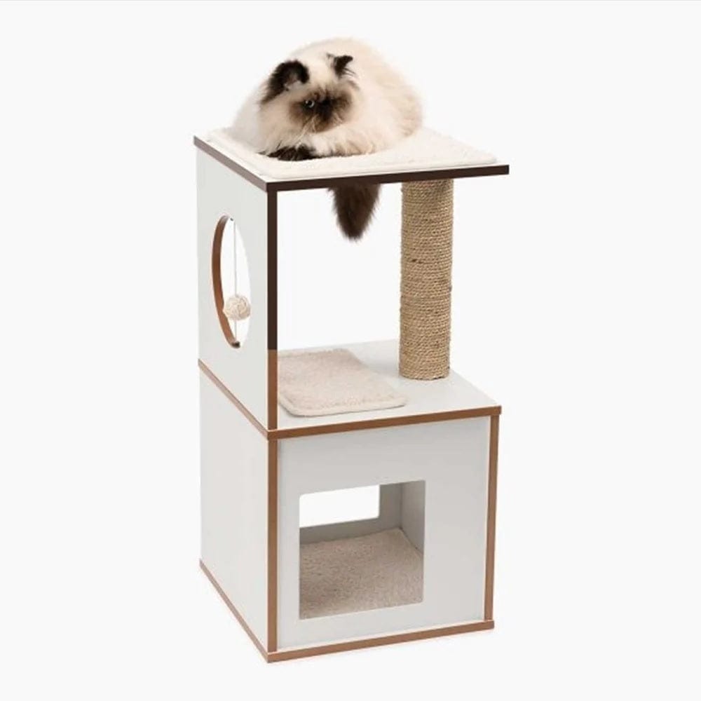 Catit Pet Supplies Catit Premium Cat Furniture V-Box Small - White