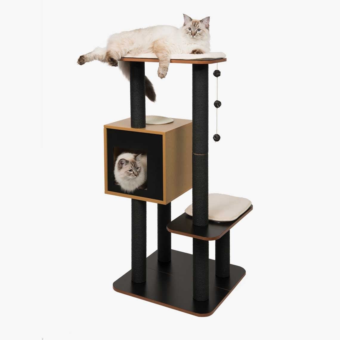 Catit Pet Supplies Catit Premium Cat Furniture V-High Base - Black
