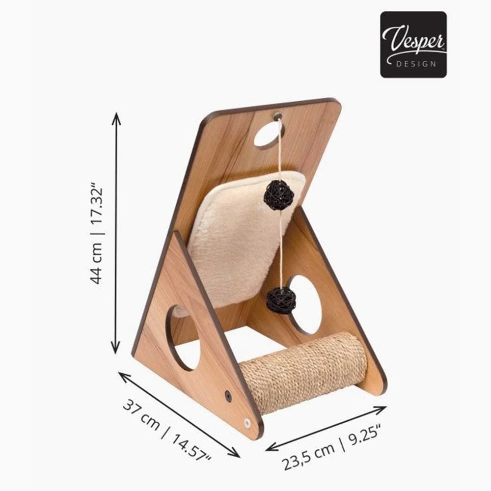 Catit Pet Supplies Catit Premium Cat Furniture V-Play Centre - Walnut