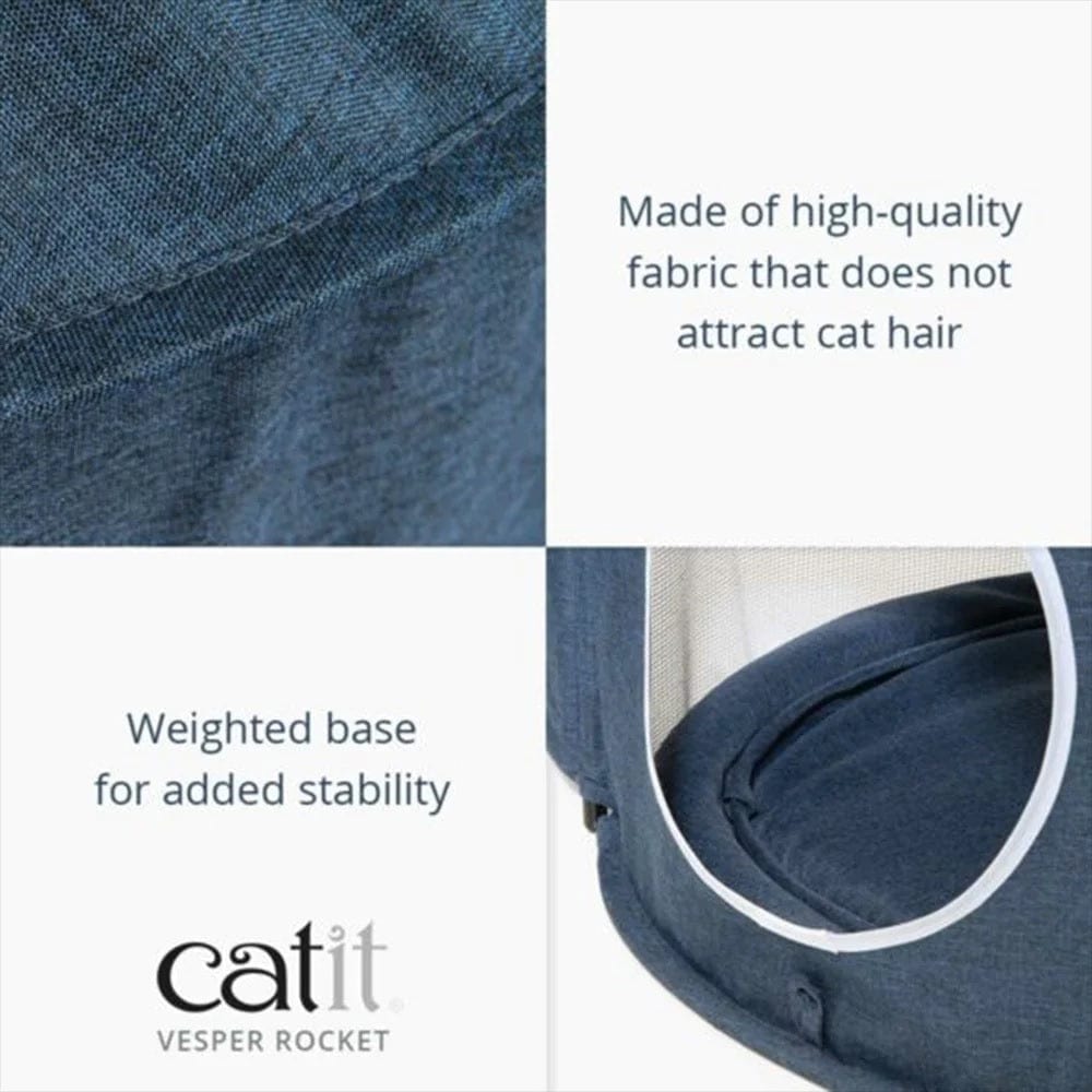 Catit Pet Supplies Catit Vesper Rocket - Blue