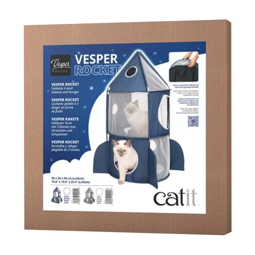 Catit Pet Supplies Catit Vesper Rocket - Blue