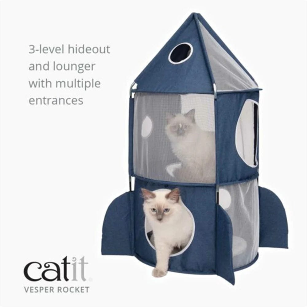 Catit Pet Supplies Catit Vesper Rocket - Blue