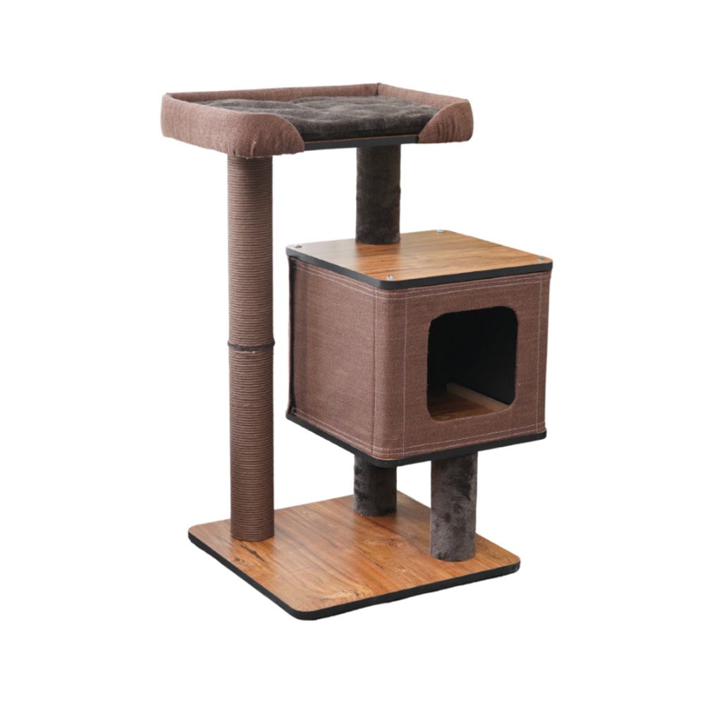 Catry Cat House with Scratcher