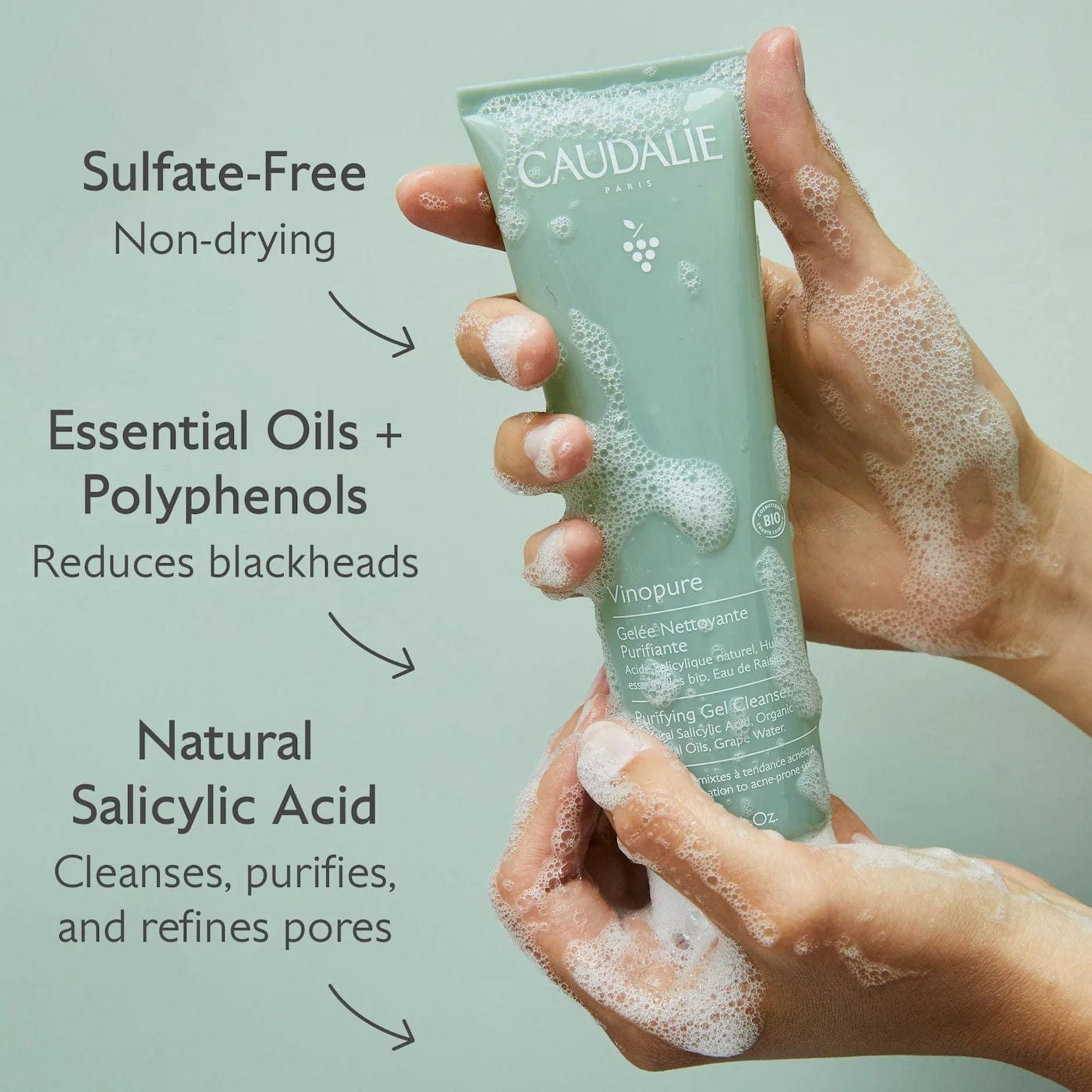 Caudalie Beauty Caudalie Vinopure Pore Purifying Gel Cleanser 150ml