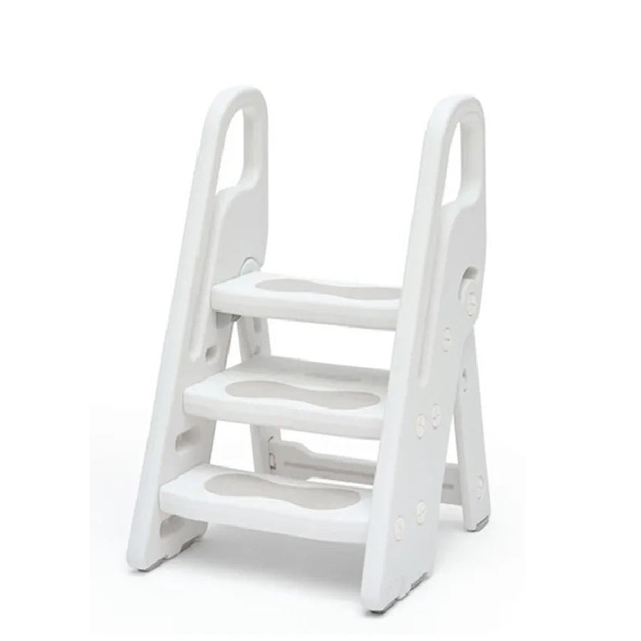 iFam Foldable 3-Level Step Stool (White)