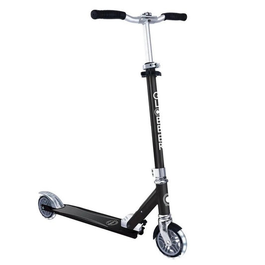 Globber - Flow Element 2-Wheel Scooter with Lights, Adjustable Height, Foldable - Black