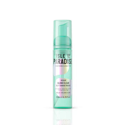 Isle of Paradise Glow Clear Self-Tanning Mousse - Medium 200ml