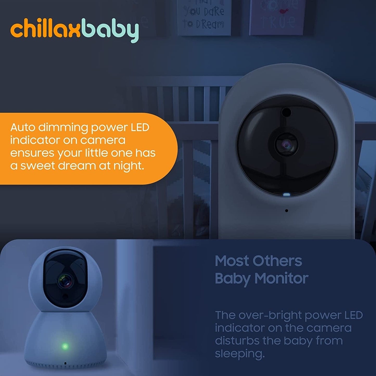 Chillaxbaby Babies ChillaxBaby 4.3" Smart HD Baby Monitor