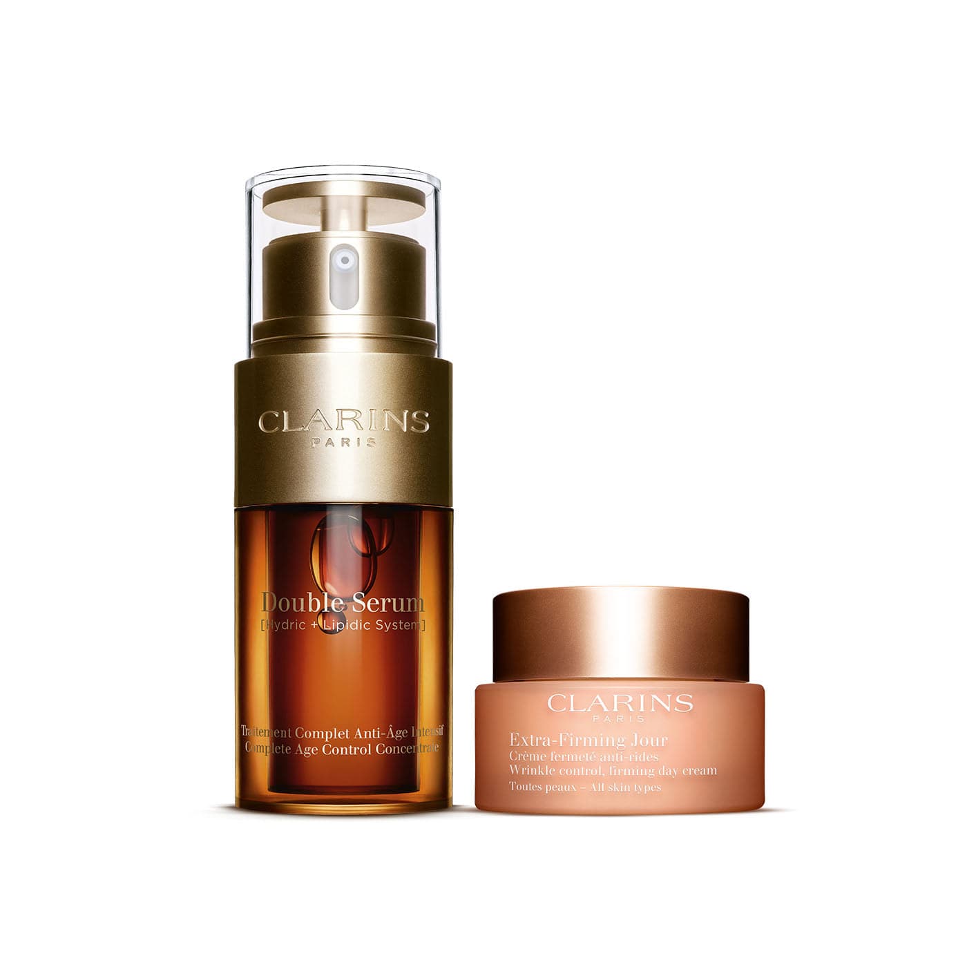 CLARINS Skin Care Double Serum & Extra Firming Day Set