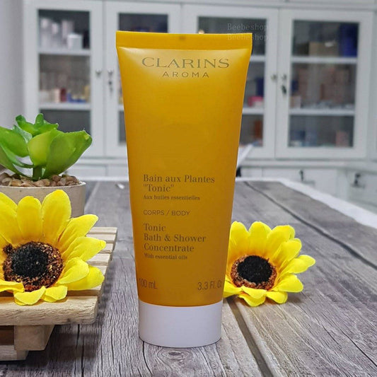 Clarins Aroma Bain Aux Plantes Tonic Bath & Shower Concentrate 100ml