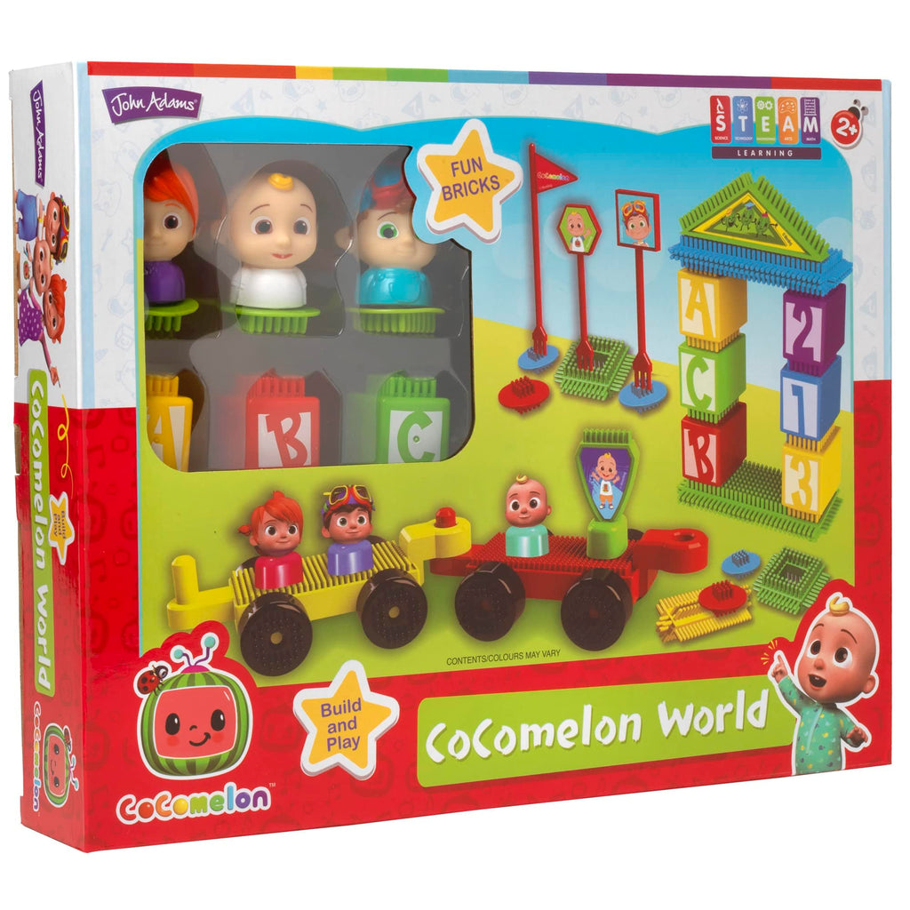 Cocomelon Toys Fun Bricks CoComelon World: Build and play