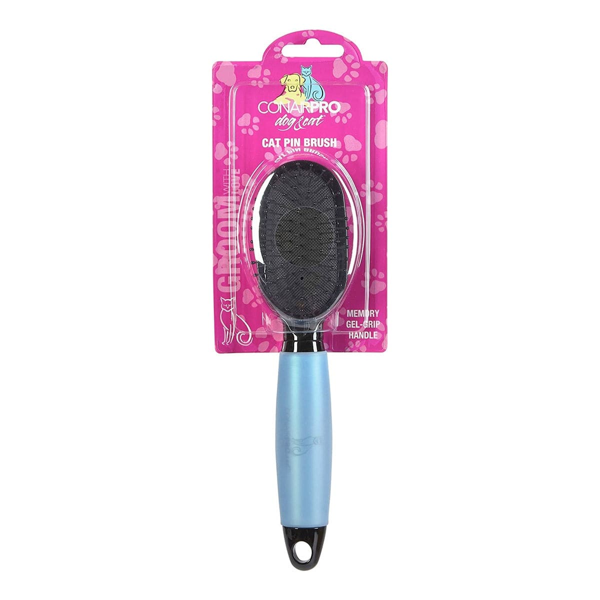 Conair Pro Pet Supplies Conair Pro Cat Pin Brush Small - Blue