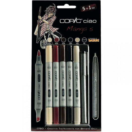 Copic Arts & Crafts COPIC ciao Set 5+1 Manga 5