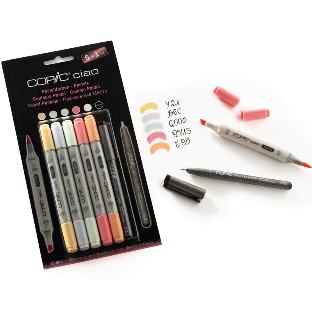 Copic Arts & Crafts COPIC ciao Set 5+1 Pastels