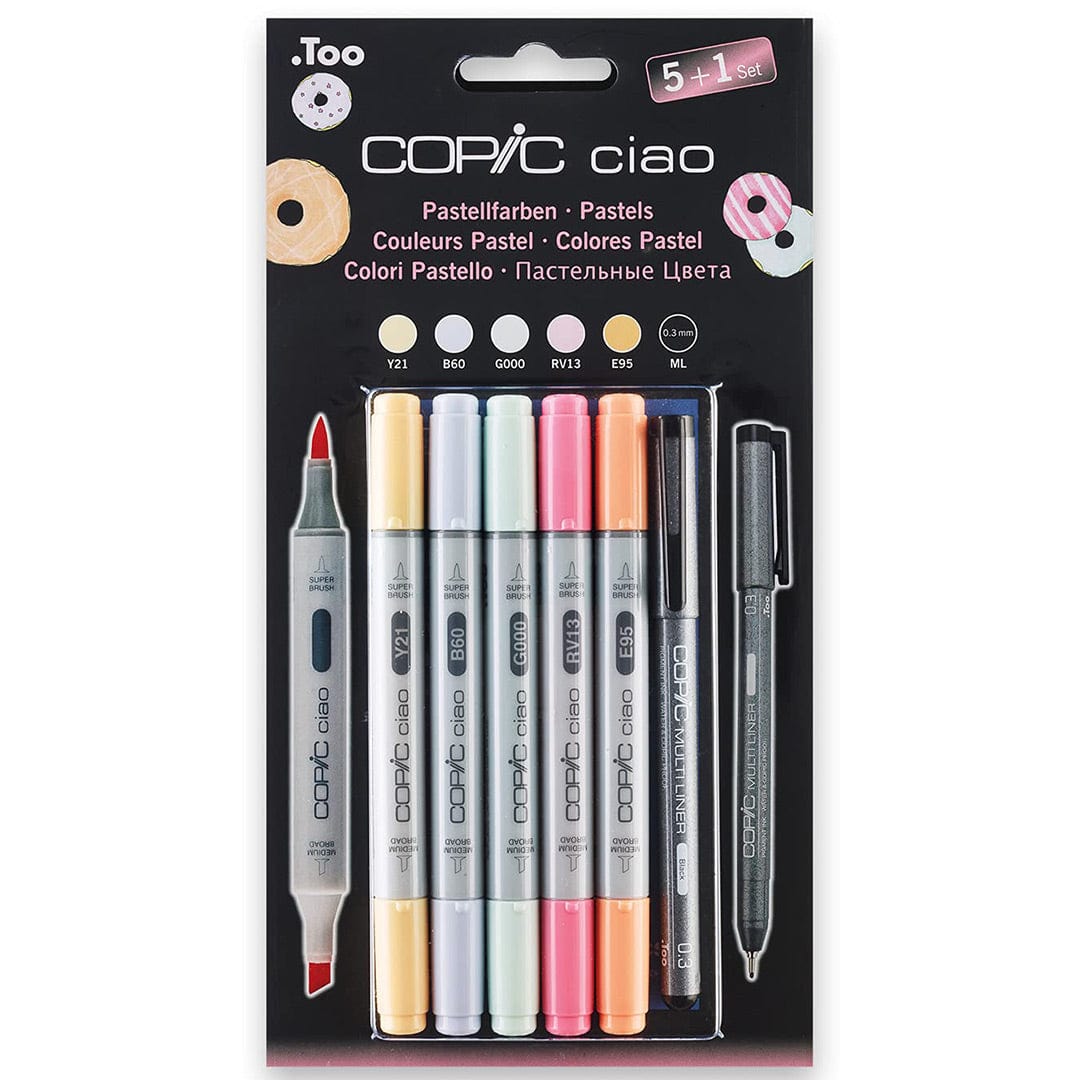 Copic Arts & Crafts COPIC ciao Set 5+1 Pastels