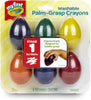 Crayola Arts & Crafts 6 ct. Washable Palm-Grasp Crayons