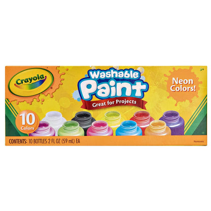 Crayola Arts & Crafts Crayola Neon Paint Set 10pc