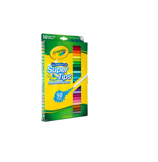 Crayola Arts & Crafts Crayola Super Tip Washable Markers 50pc