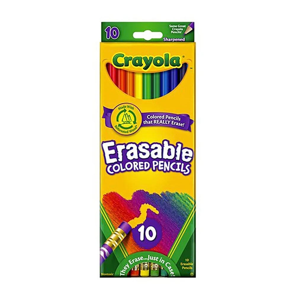 Crayola Beauty Crayola - Erasable Colored Pencils - 10 Count
