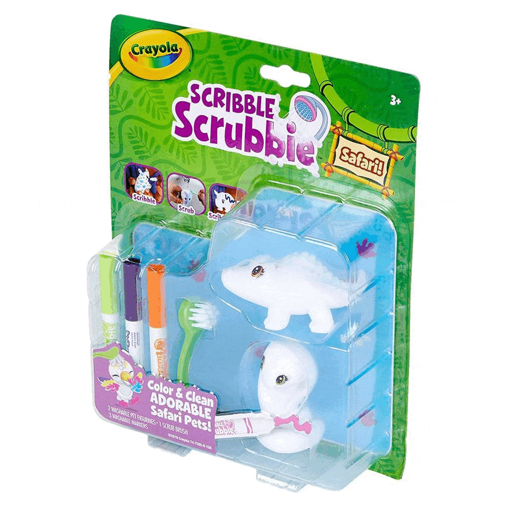 Crayola School Crayola Scribble Scrubbie Safari 2pc Croc & Cobra