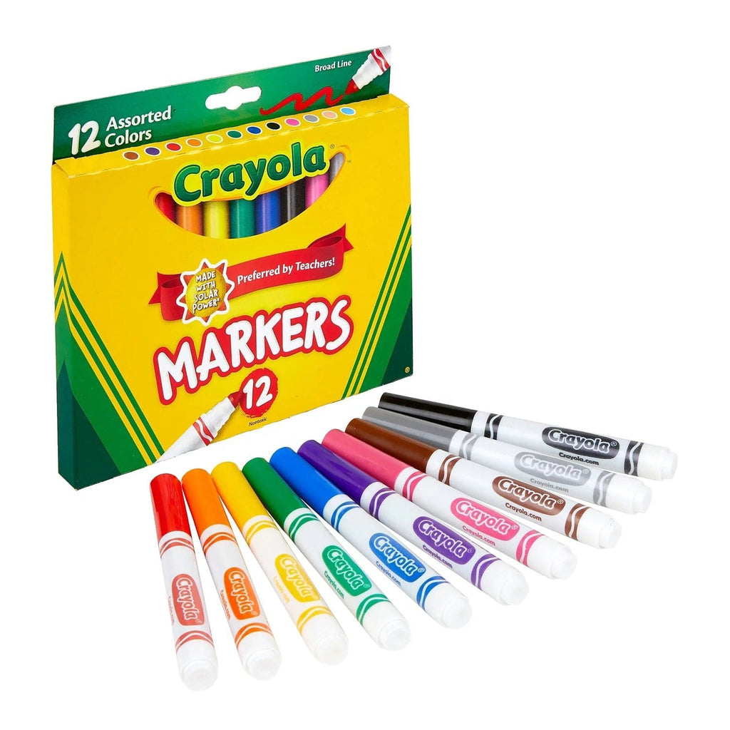 Crayola Toys Crayola - 12 Broad Line Markers - Assorted