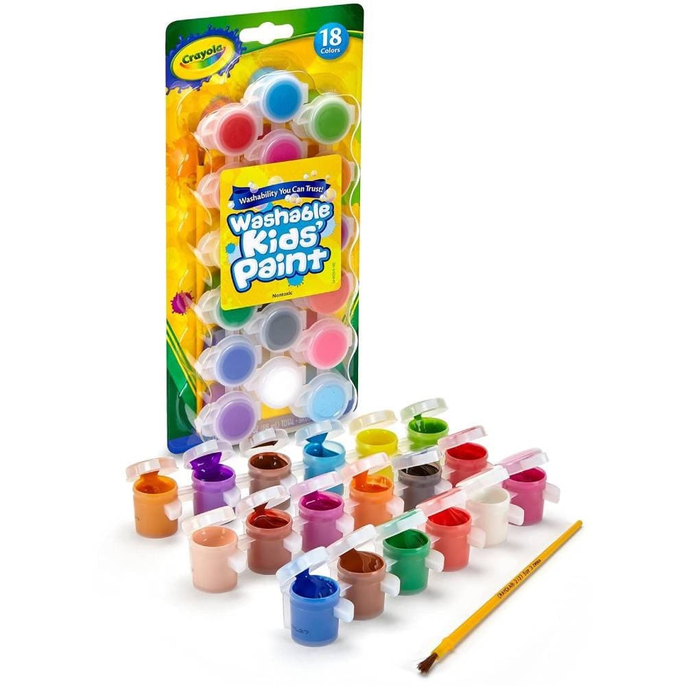 Crayola Washable Project Paint Set, Bold Colors