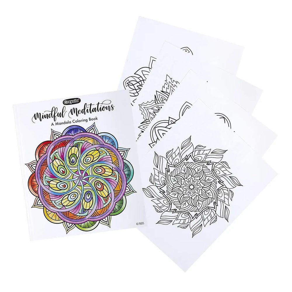 Crayola Toys Crayola - 40-Page Coloring Book Mindful Meditations