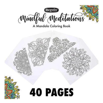 Crayola Toys Crayola - 40-Page Coloring Book Mindful Meditations