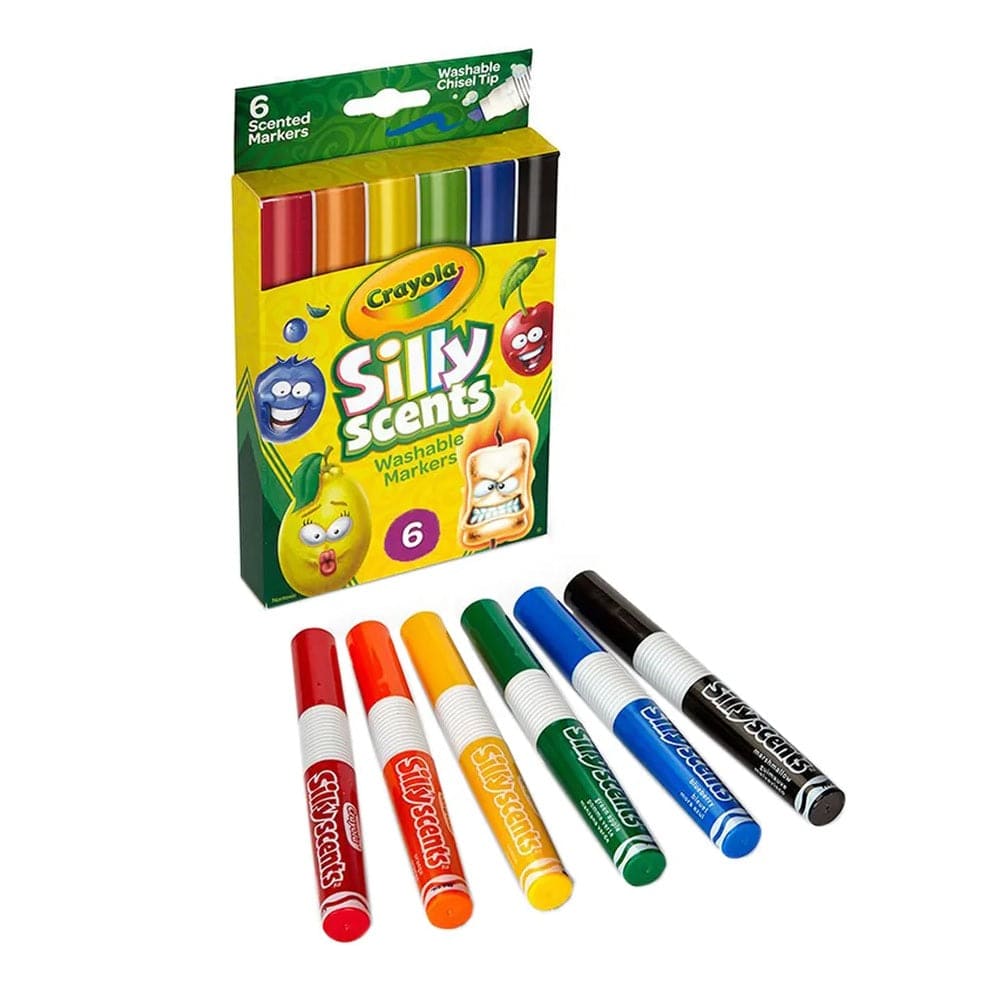 Crayola - 6 Chisel Tip Scented Markers