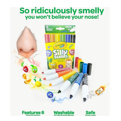 Crayola Toys Crayola - 6 Chisel Tip Scented Markers