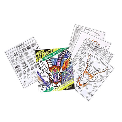 Crayola Toys Crayola - Animal Ink Doodle Activity Book Art With Edge
