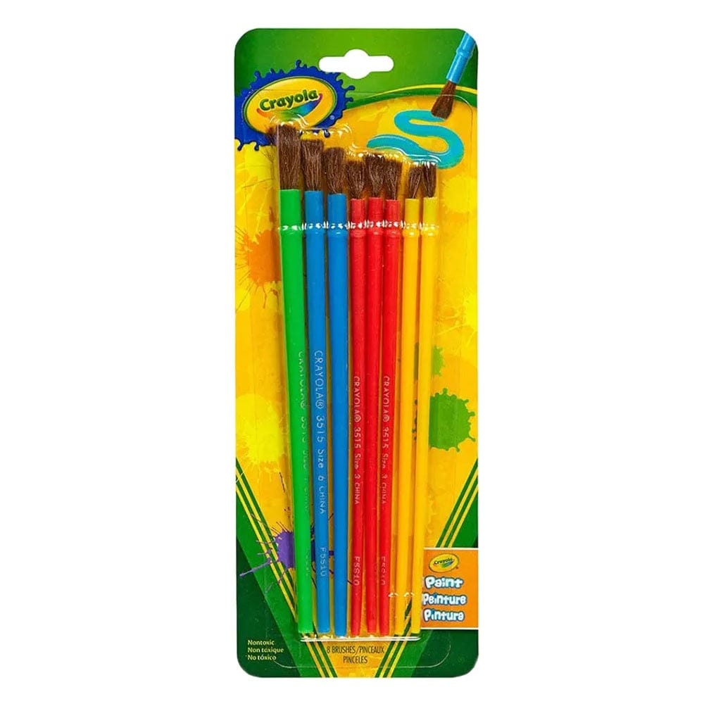 Crayola Toys Crayola - Art & Craft Brush Set - Blister Pack of 8