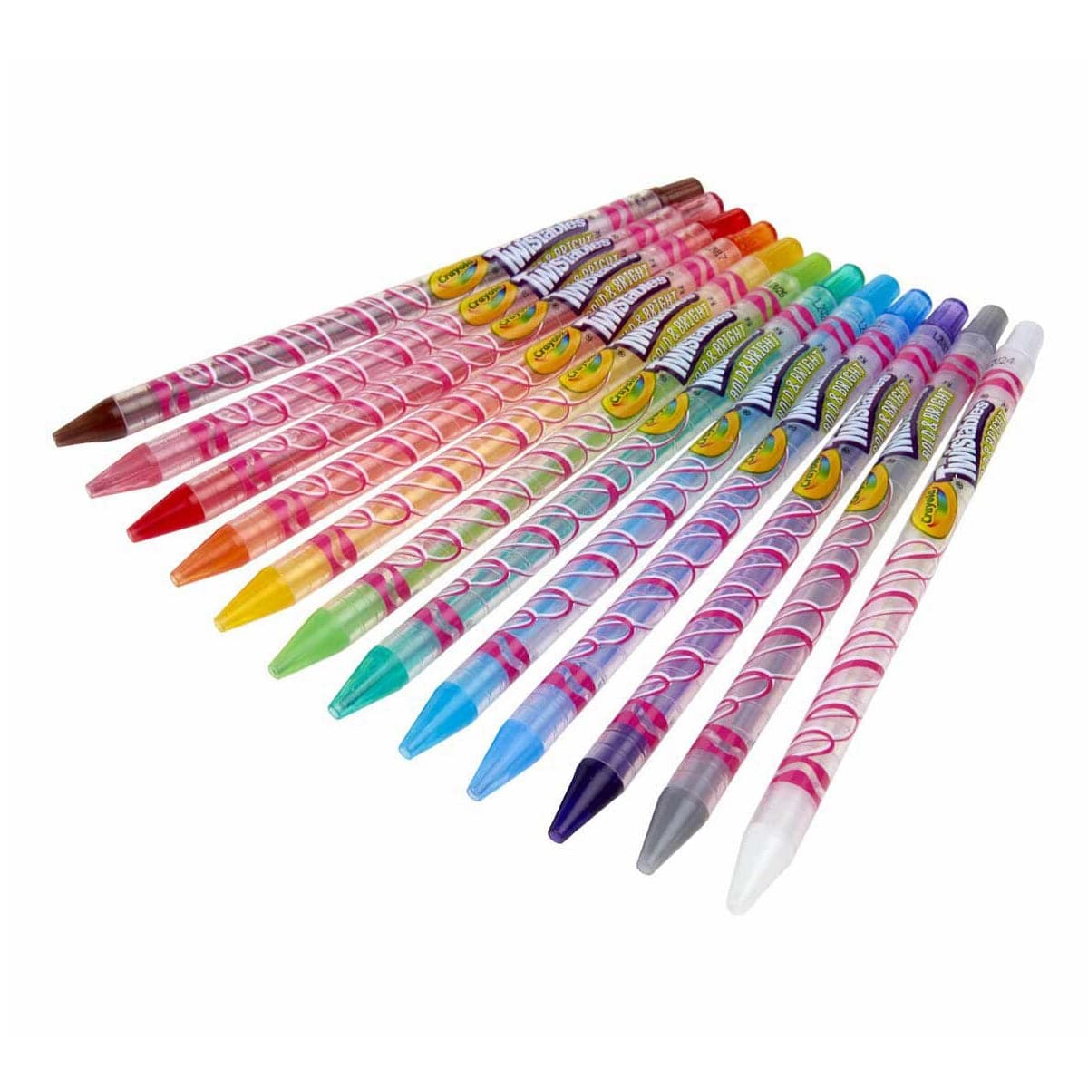 Crayola Toys Crayola - Bold & Bright Erasable Twistables Colored Pencils 12pcs