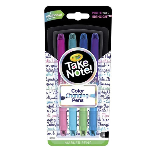 Crayola Toys Crayola - Color Changing Washable Pens Pack Of 4