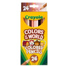 Crayola Toys Crayola - Colors Of The World Colored Pencils - Skin Tone - 24pcs
