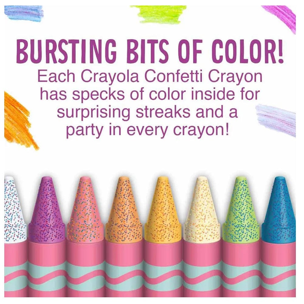 Crayola Toys Crayola - Confetti Crayons - 24pcs