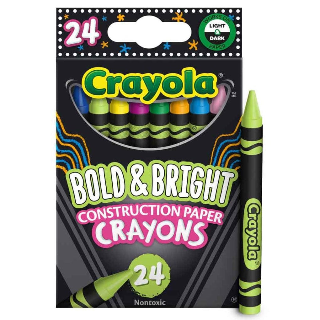 Crayola Toys Crayola - Construction Paper Crayons 24pcs