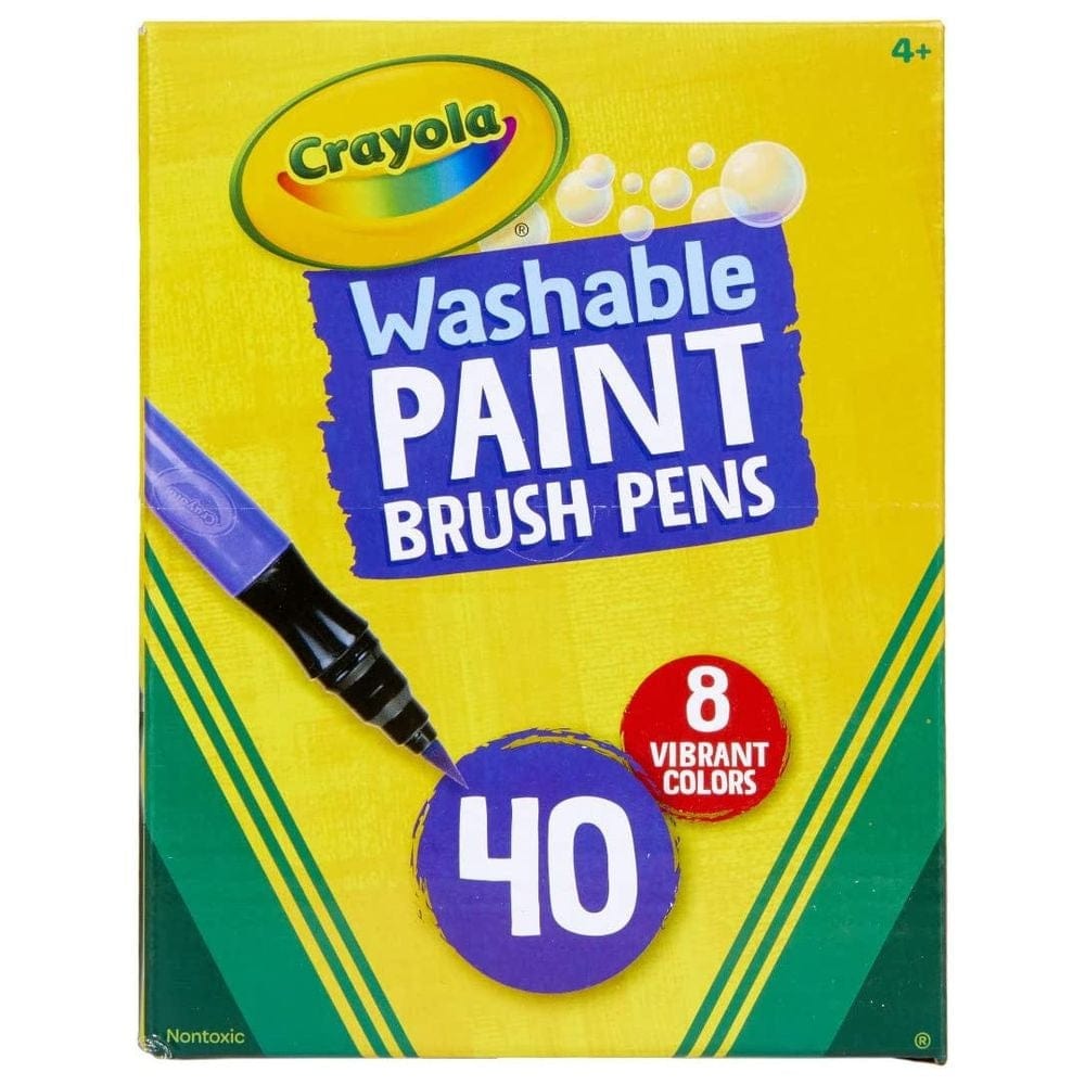 Crayola Toys Crayola - Easy to Remove Washable Paint Brush Pens 40pcs