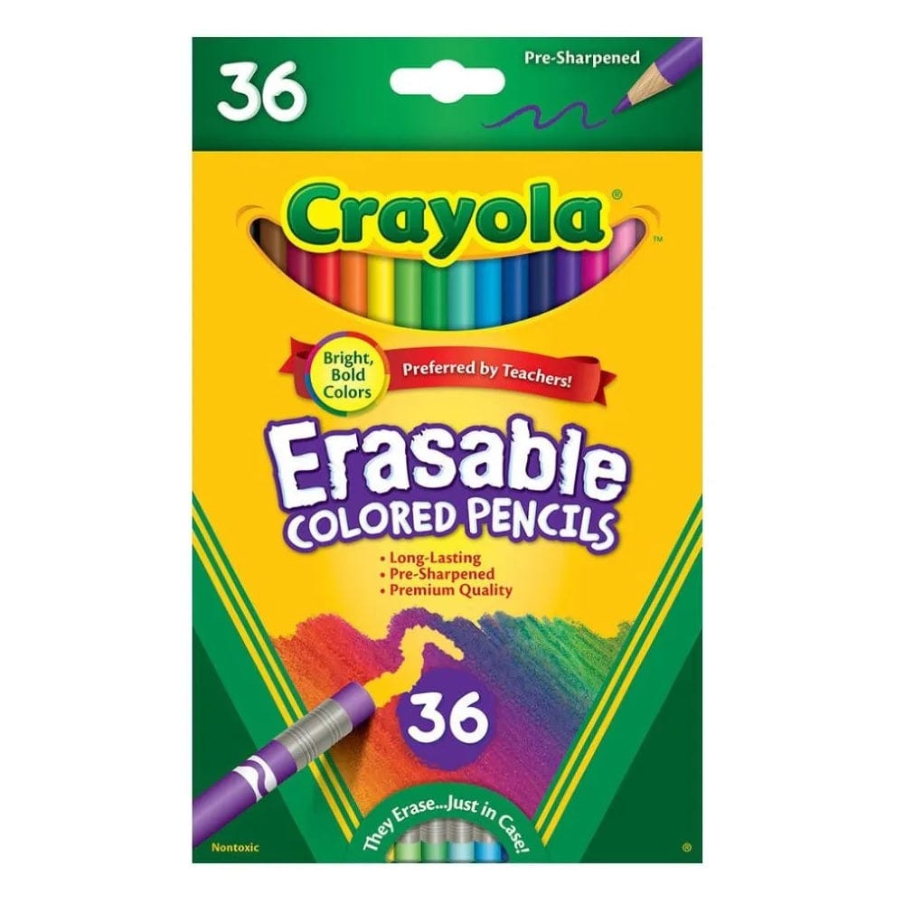 Crayola Toys Crayola - Erasable Colored Pencils Pack of 36